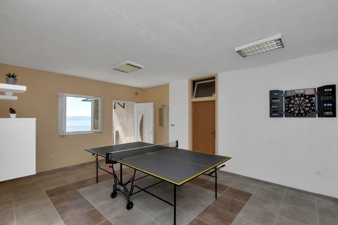 Villa Makar,Heated Pool,Gym,Grill,Seaview Макарська Екстер'єр фото