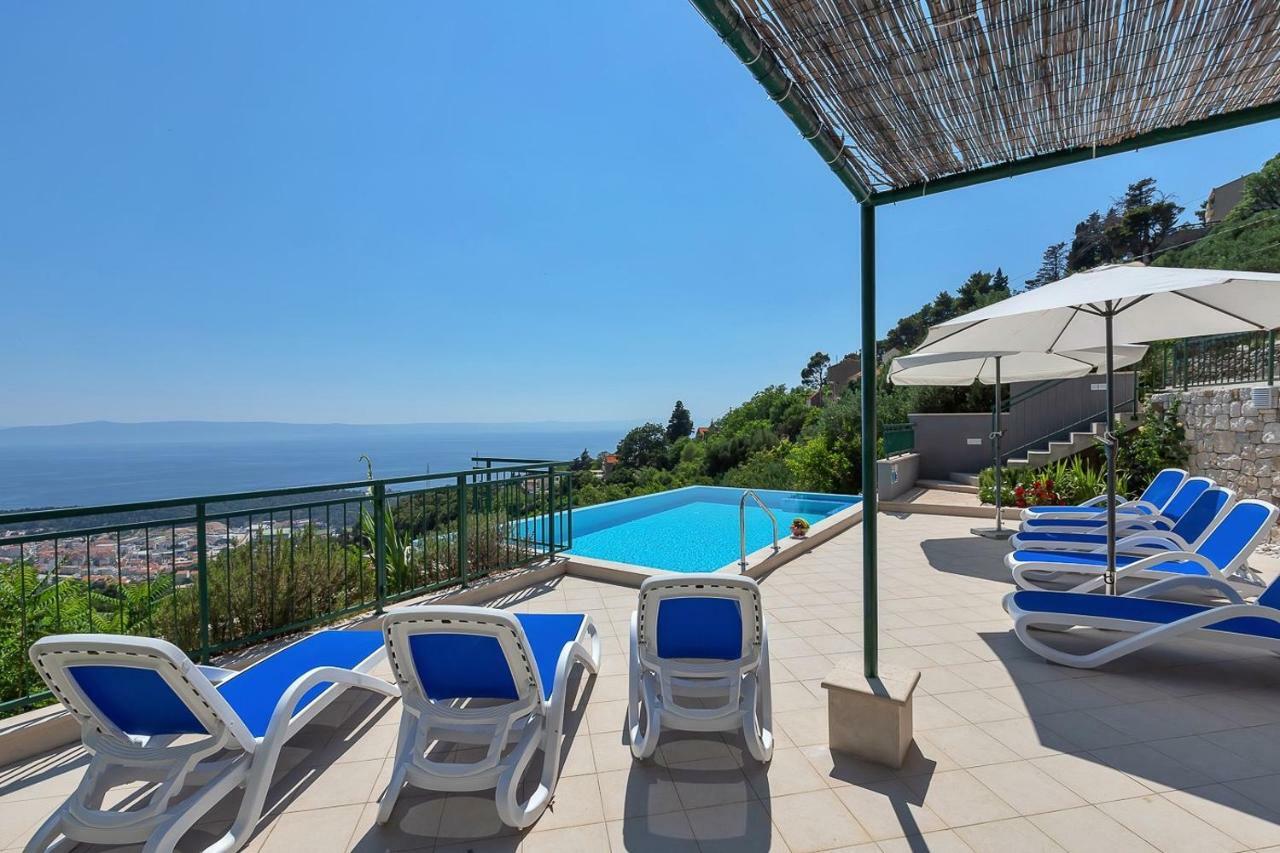 Villa Makar,Heated Pool,Gym,Grill,Seaview Макарська Екстер'єр фото