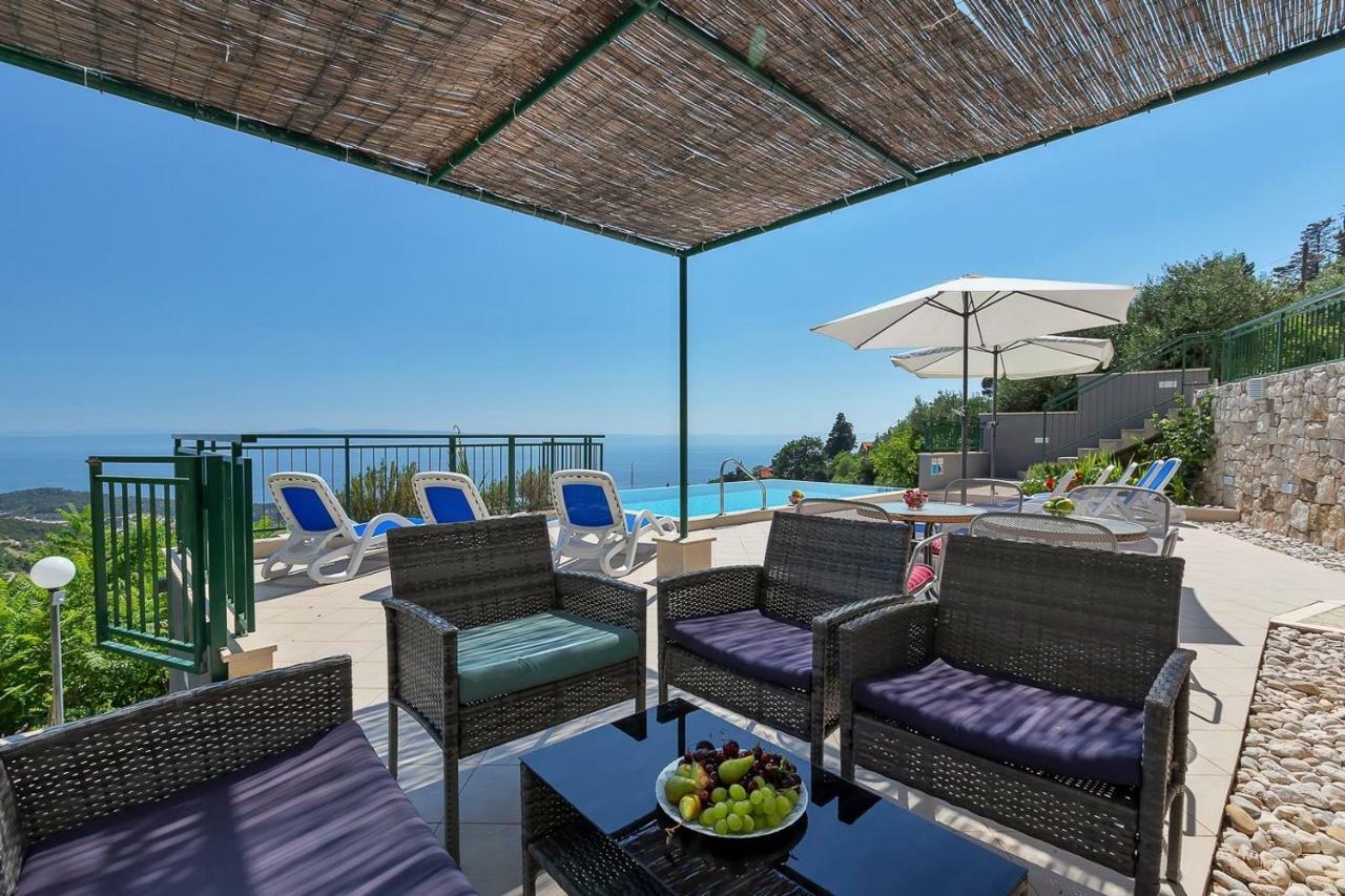 Villa Makar,Heated Pool,Gym,Grill,Seaview Макарська Екстер'єр фото