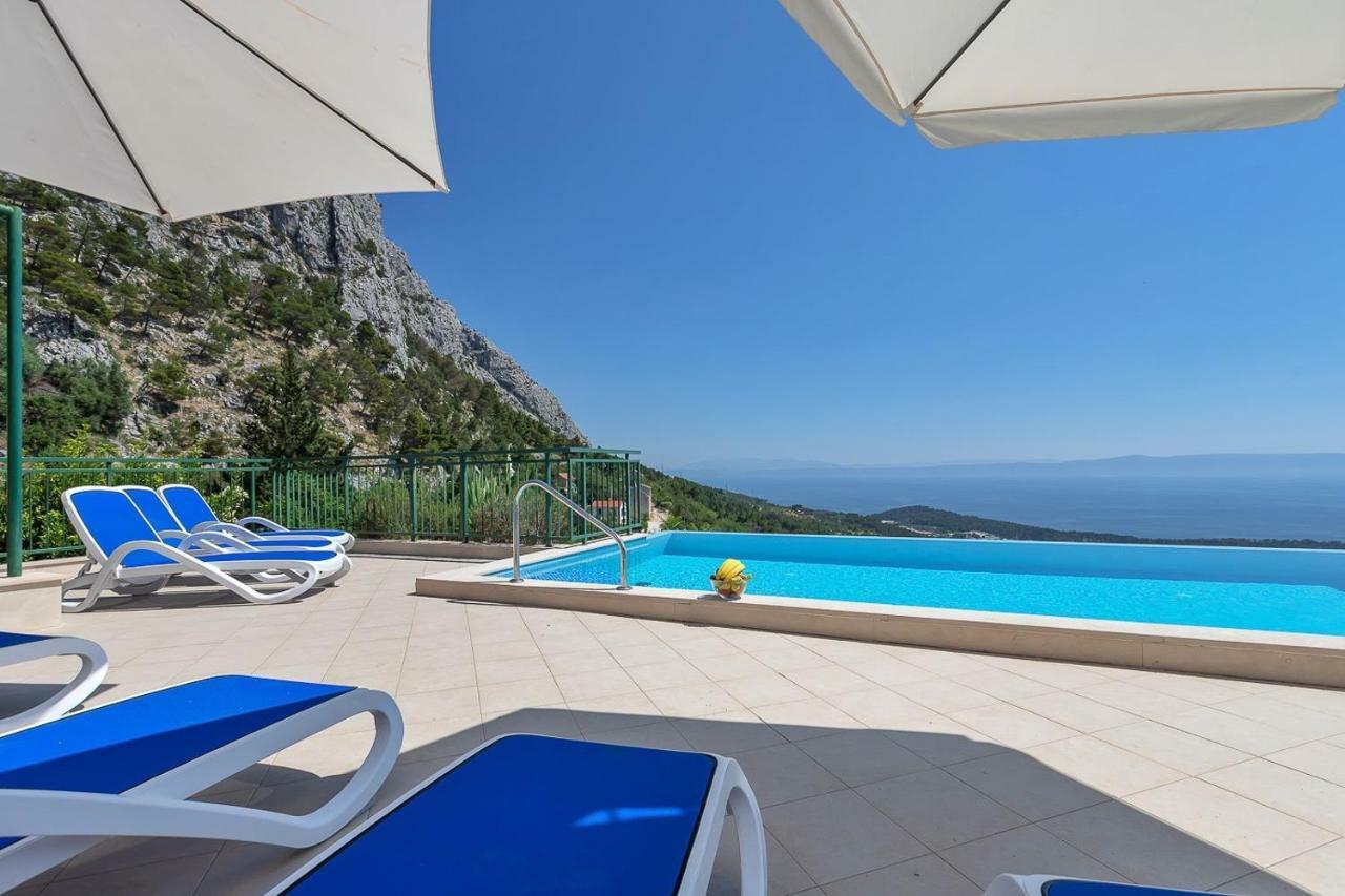 Villa Makar,Heated Pool,Gym,Grill,Seaview Макарська Екстер'єр фото