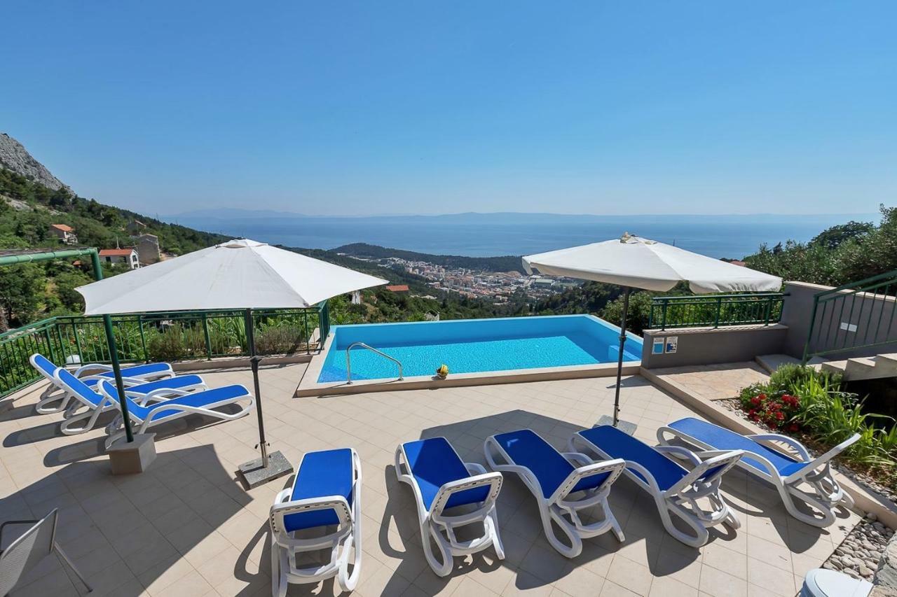 Villa Makar,Heated Pool,Gym,Grill,Seaview Макарська Екстер'єр фото