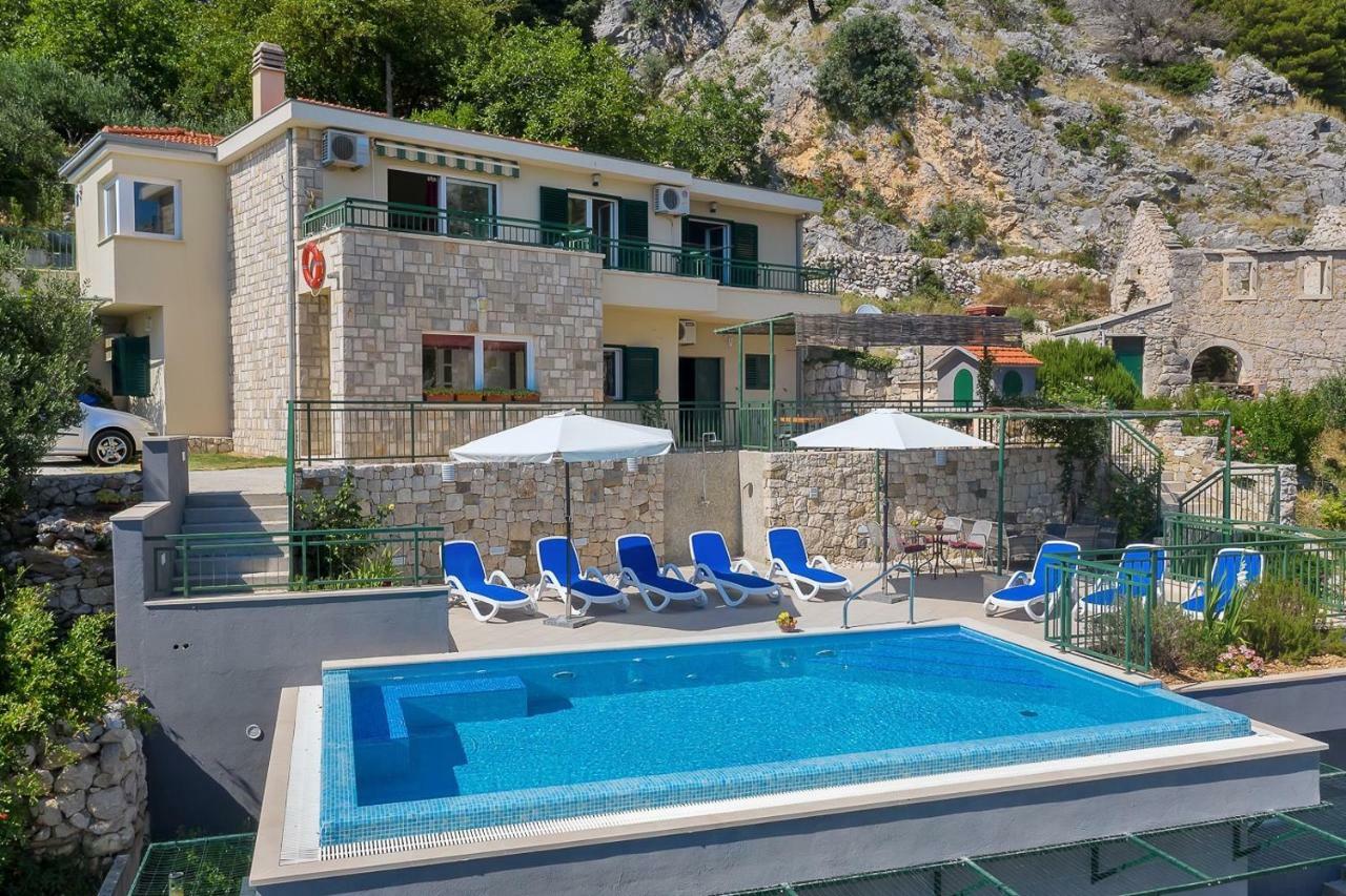 Villa Makar,Heated Pool,Gym,Grill,Seaview Макарська Екстер'єр фото