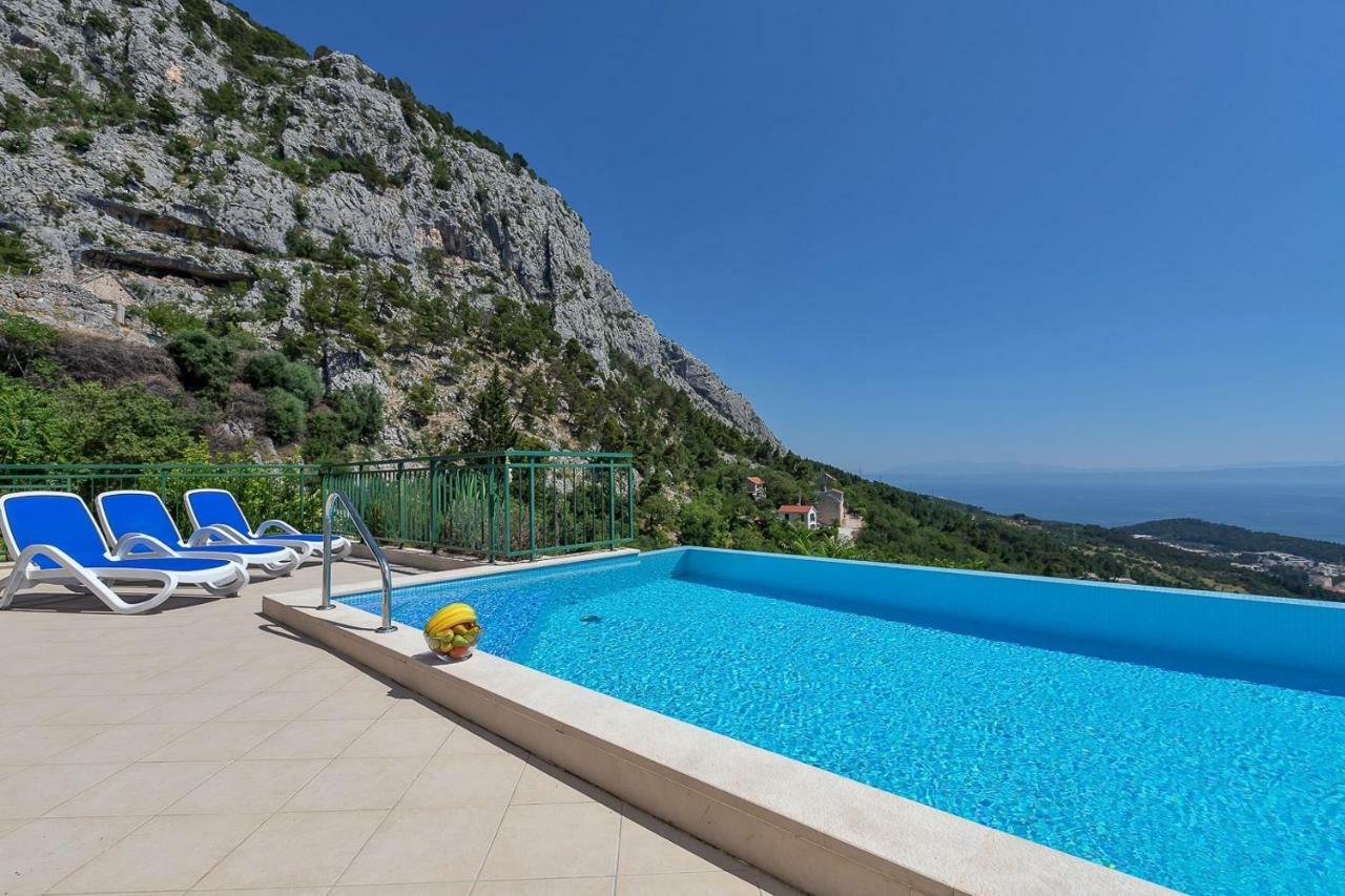 Villa Makar,Heated Pool,Gym,Grill,Seaview Макарська Екстер'єр фото