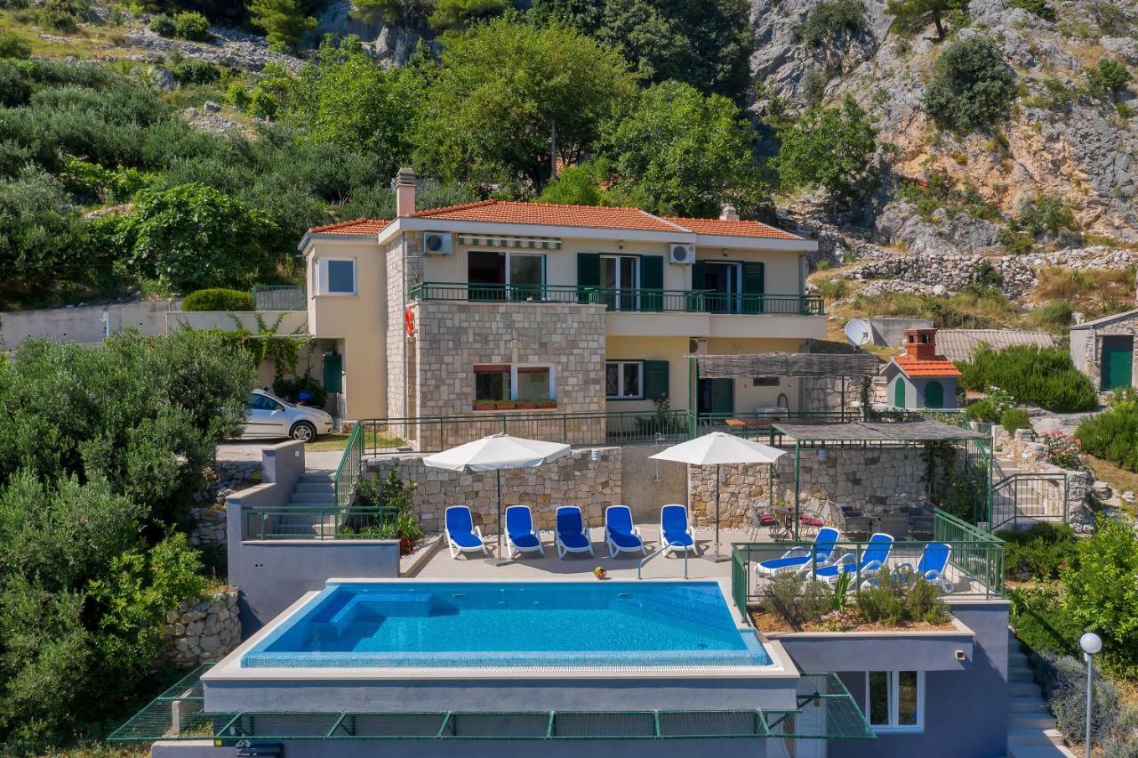 Villa Makar,Heated Pool,Gym,Grill,Seaview Макарська Екстер'єр фото