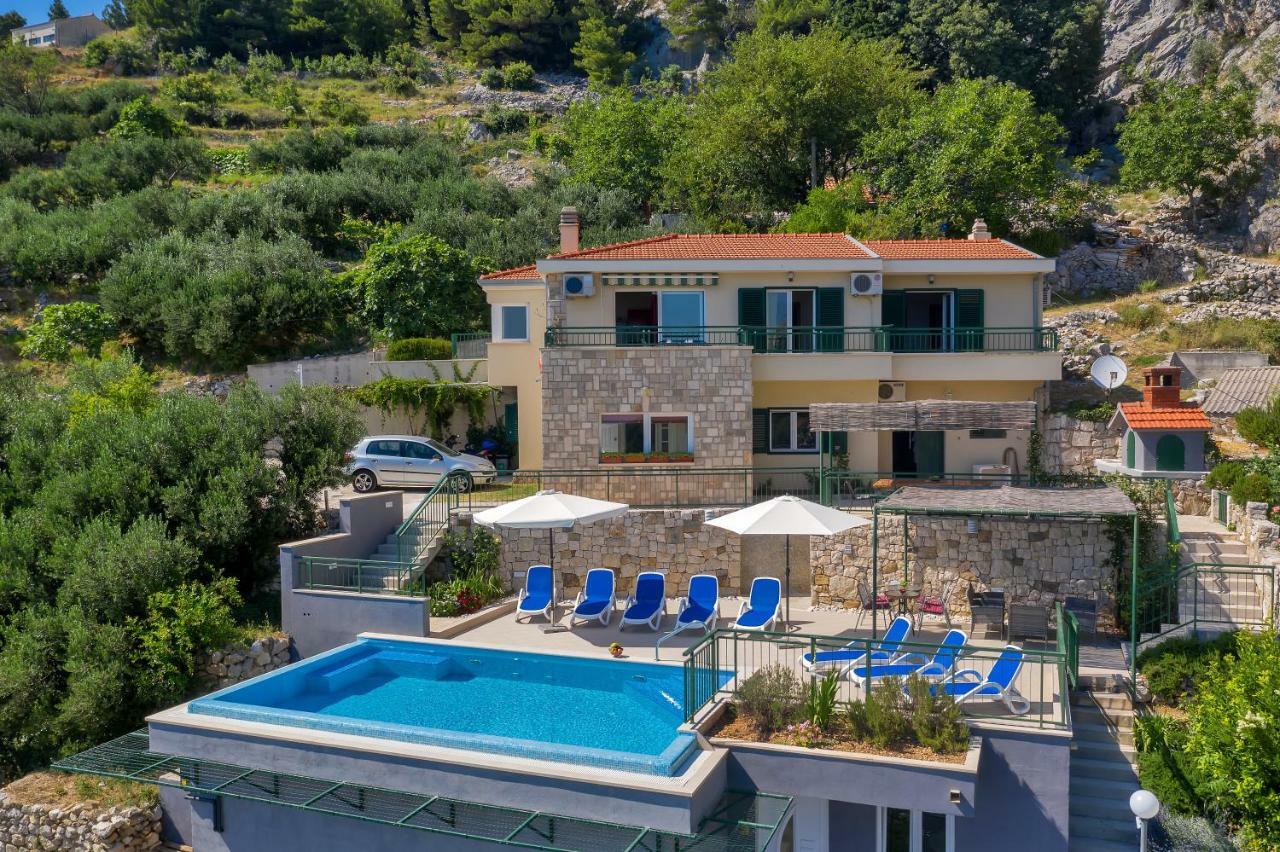 Villa Makar,Heated Pool,Gym,Grill,Seaview Макарська Екстер'єр фото